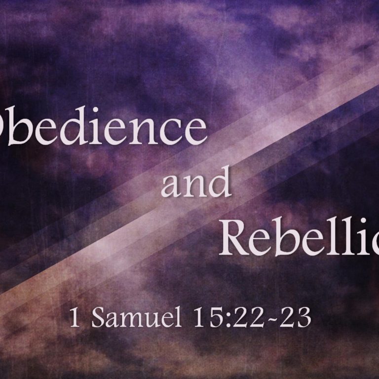 Obedience and Rebellion Part2